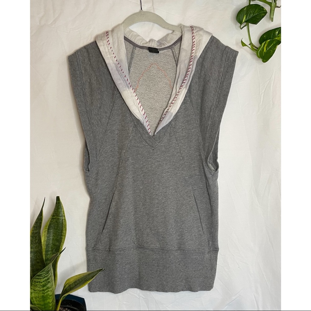 Embroidered Free People Sweatshirt Tank